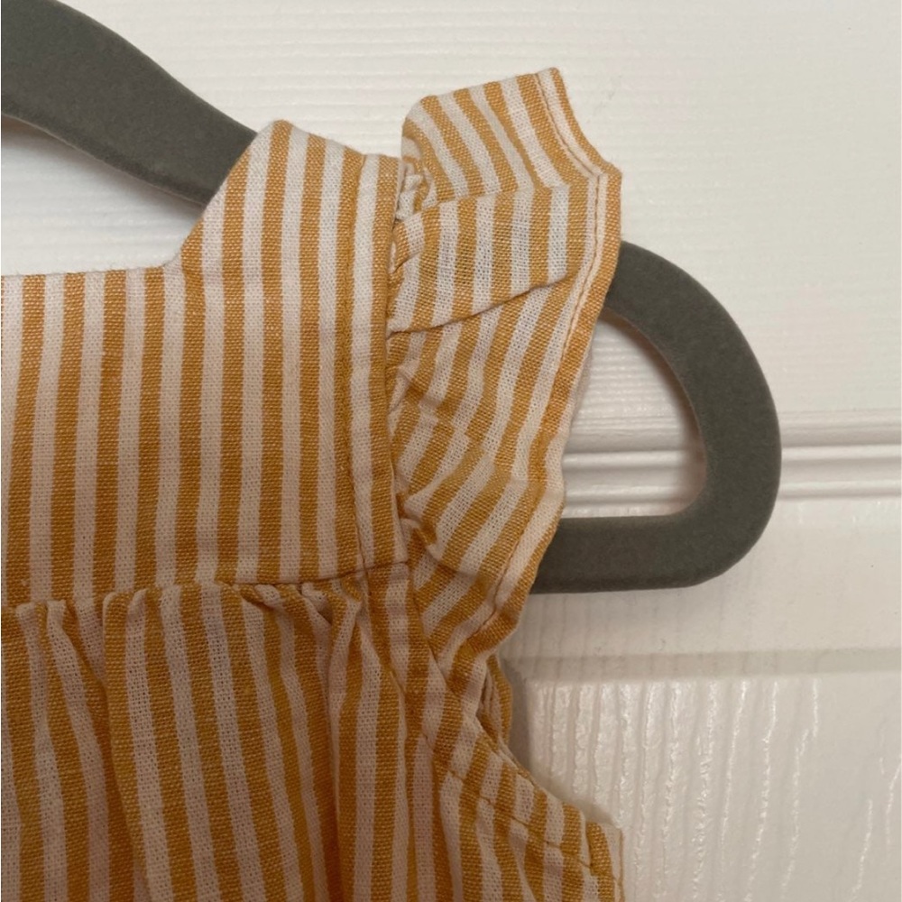 Carters Striped Cotton Sleeveless Romper 12m